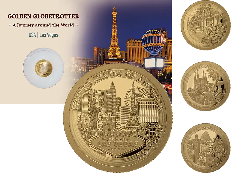Gold-Kollektion: Golden Globetrotter