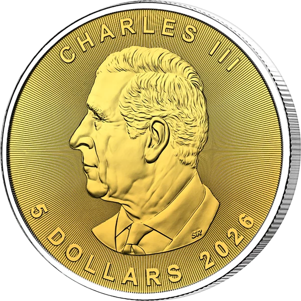 5 Dollars Kanada Maple Leaf 2026 Triple Gold Edition