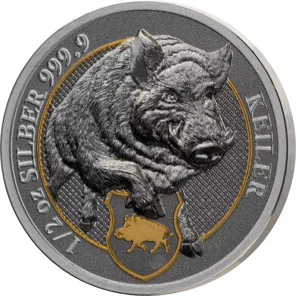 Silber-Gedenkprägung Deutschlands fantastische Tierwesen - Keiler 2023