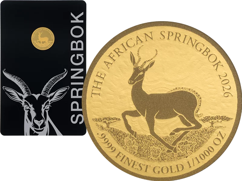 10 Francs Burundi Springbock 2026
