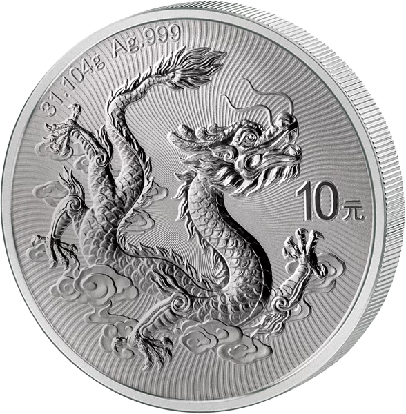 1 Unze Silber China Chinese Dragon 2026