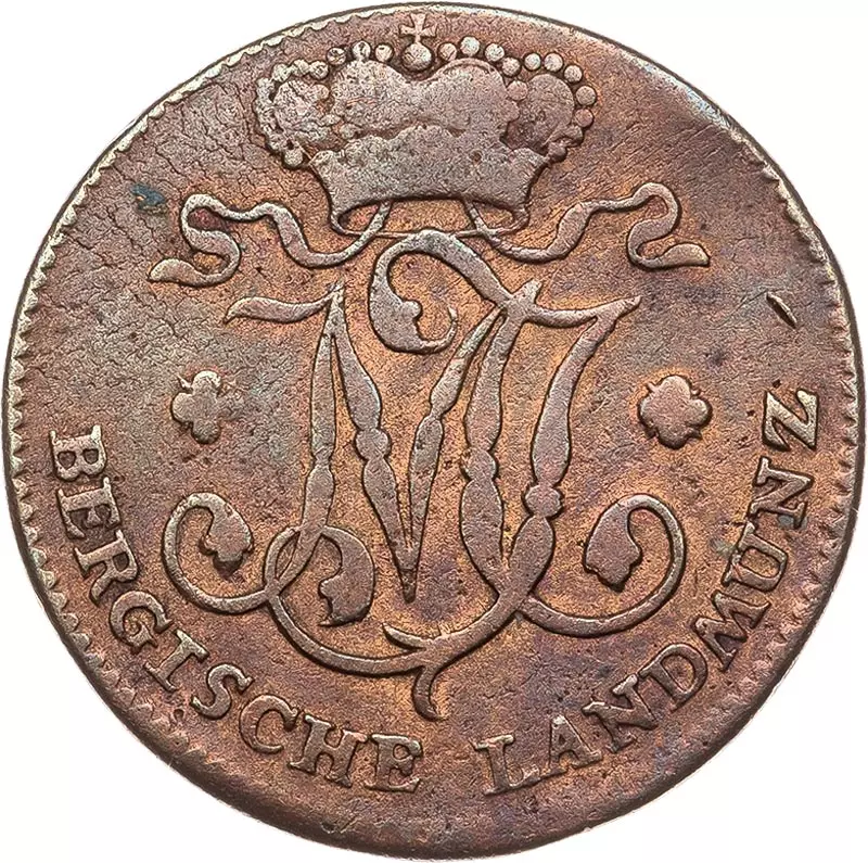 1/2 Stüber Jülich-Berg Herzog Maximilian II. Joseph 1802 - 1805