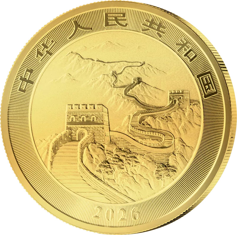 10 Yuan China Chinese Dragon 2026 Golden Holographic
