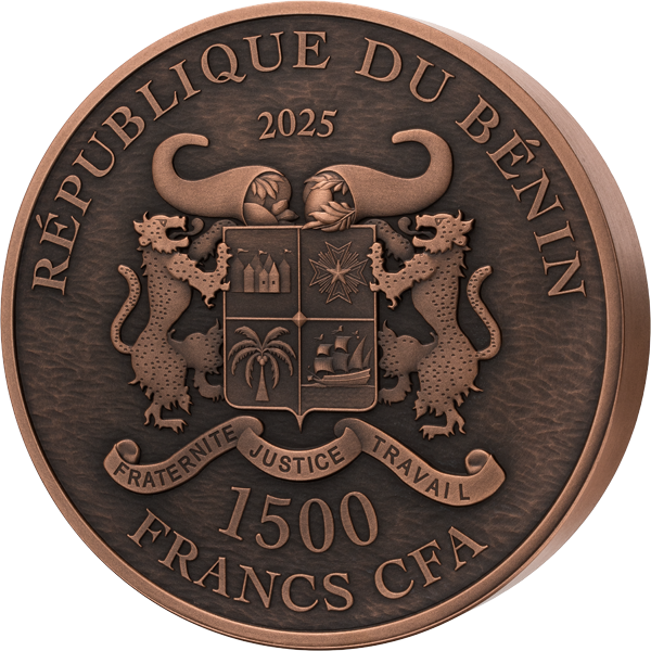 1.500 Francs Benin Snake 2025