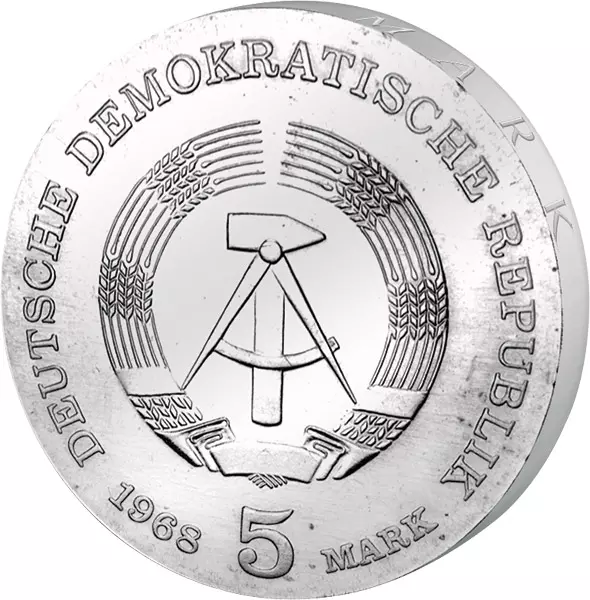 5 Mark DDR Robert Koch 1968