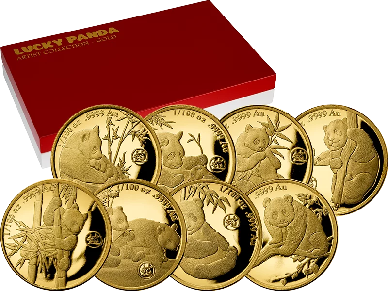 8 x 2 Pounds Tristan da Cunha Lucky Panda Artist Collection 2025