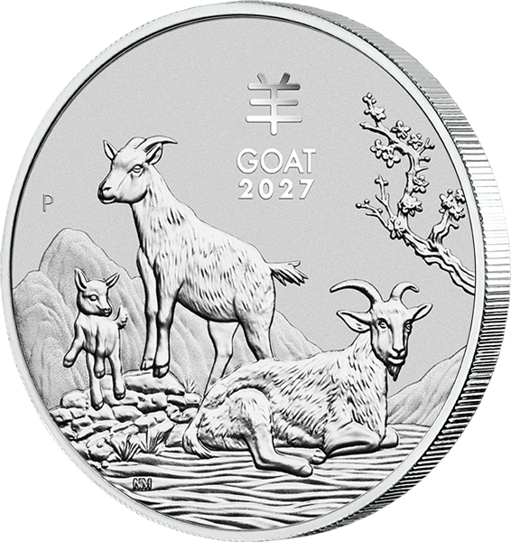 1 Unze Silber Australien Jahr der Ziege 2027