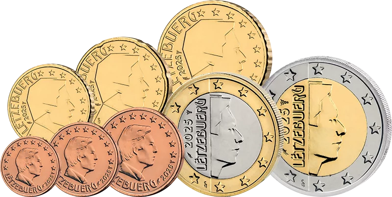 Euro-Kursmünzensatz Luxemburg 2025