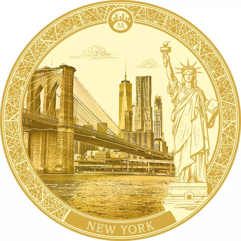 10 Dollars Salomenen Die größten Metropolen der Welt - New York 2025