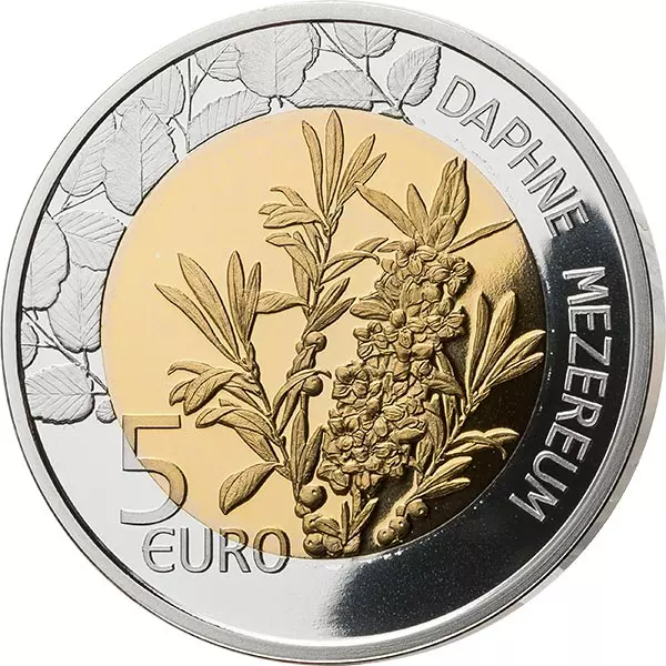 5 Euro Luxemburg Echter Seidelbast 2022