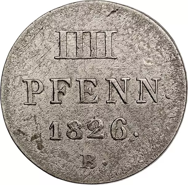 4 Pfennig Hannover König Georg IV. 1822-1828