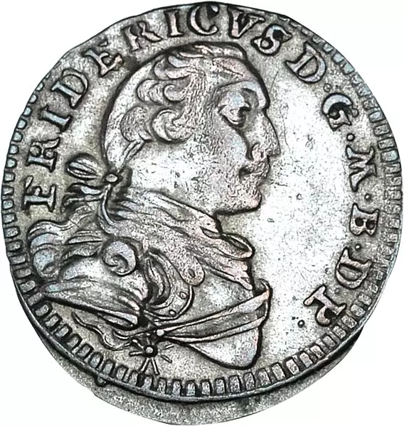 1 Kreuzer Brandenburg-Bayreuth Friedrich III. 1741 - 1753