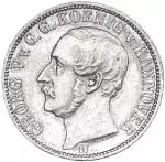 1/6 Taler Hannover König Georg V. 1859-1866