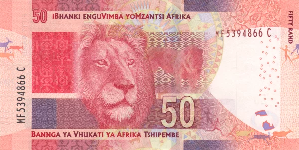 50 Rand Südafrika Banknote Nelson Mandela 2013