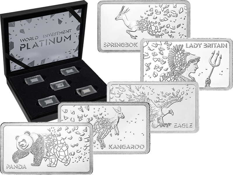 5 x 1/100 Unze The Platinum Five 2026