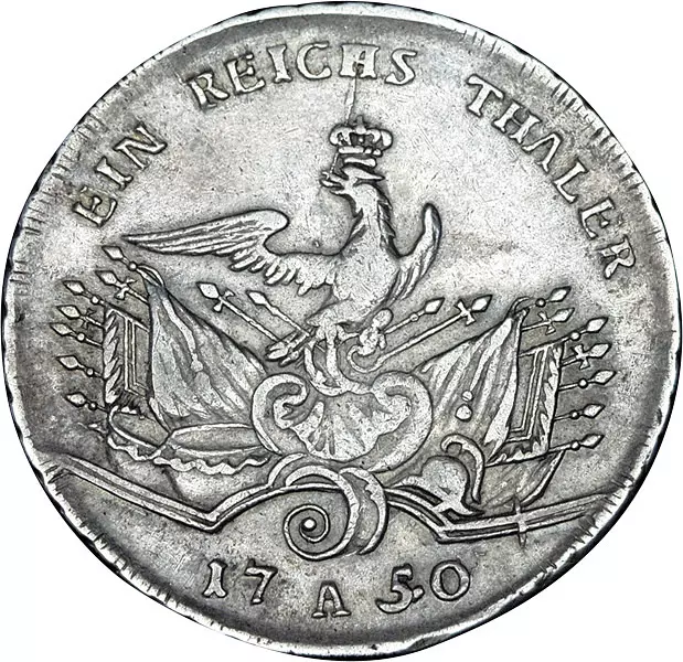 Reichstaler Preußen König Friedrich der Große 1750