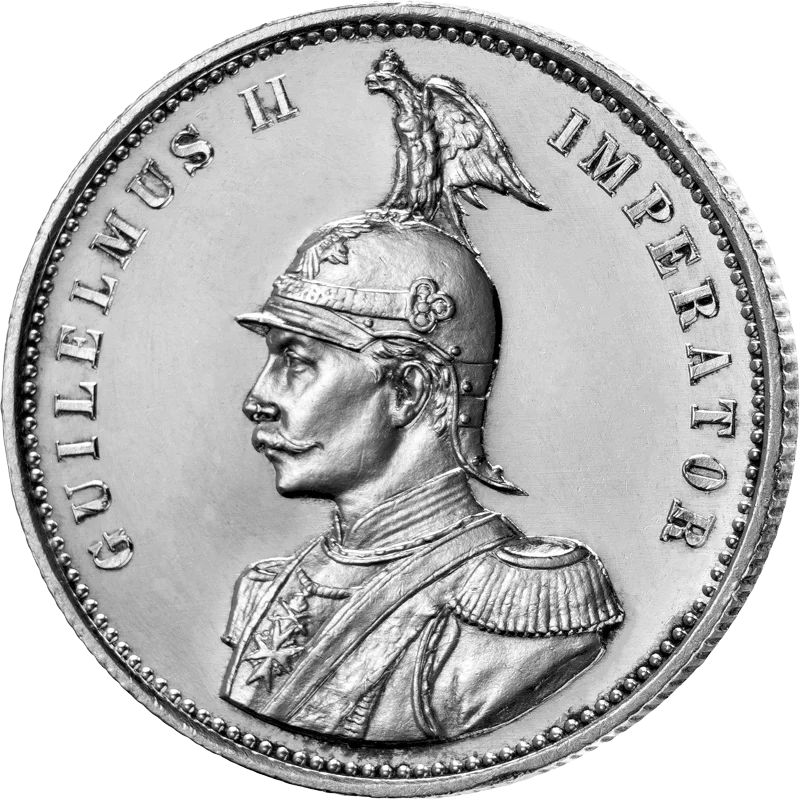 1 Rupie Deutsch-Ostafrika Kaiser Wilhelm II. 1890