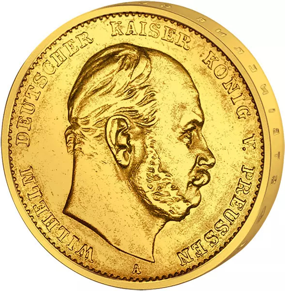 10 Mark Preußen Kaiser Wilhelm I. 1872-1873 sehr schön 10 Mark Preußen Kaiser Wilhelm I. 1872-1873 sehr schön
