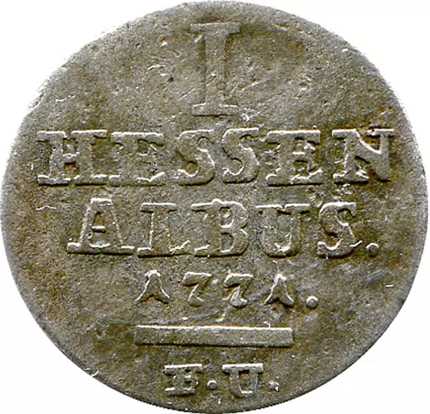 1 Albus Hessen-Kassel Landgraf Friedrich II. 1768-1777