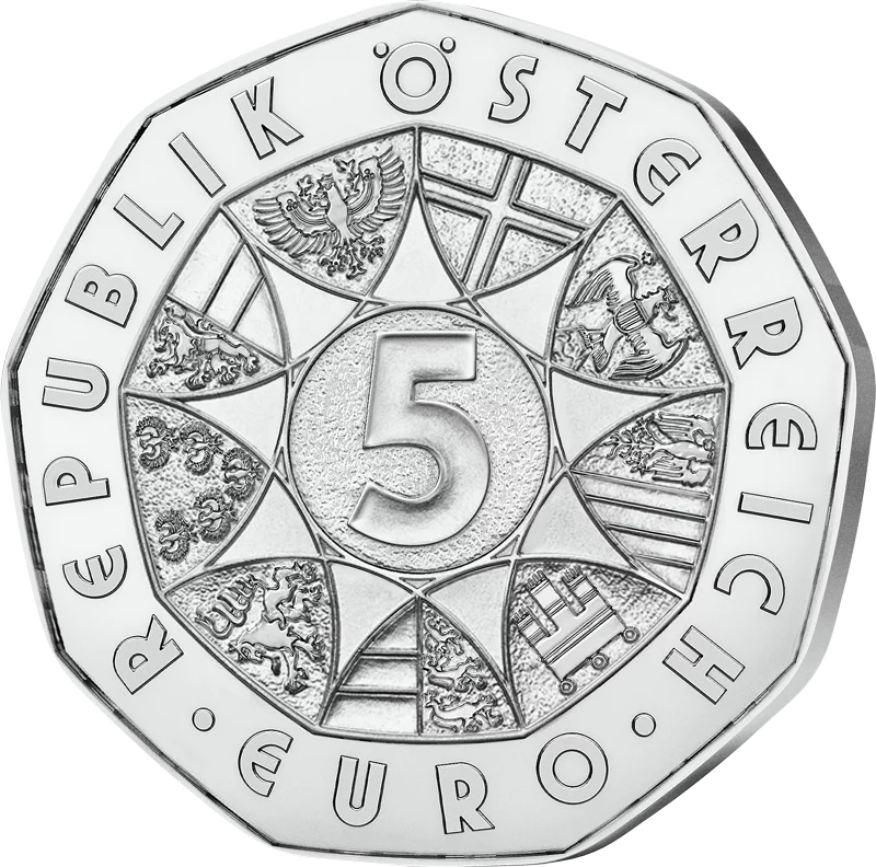 5 Euro Österreich Neujahrsmünze - Spring ins Glück 2026