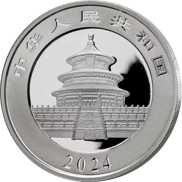 10 Yuan China Premium Panda Selection 2024 mit Farbveredelung