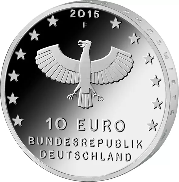 10 Euro Gedenkmünze BRD 1.000 Jahre Leipzig 2015 Stempelglanz