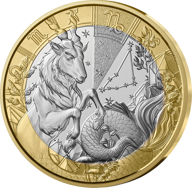 12 x 5 Euro Frankreich Komplett-Kollektion Sternzeichen 2025