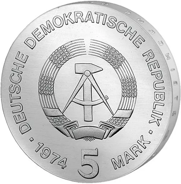 5 Mark DDR Philipp Reis 1974
