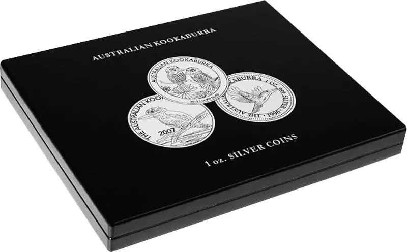 Münzkassette für 20 Silbermünzen Australian Kookaburra