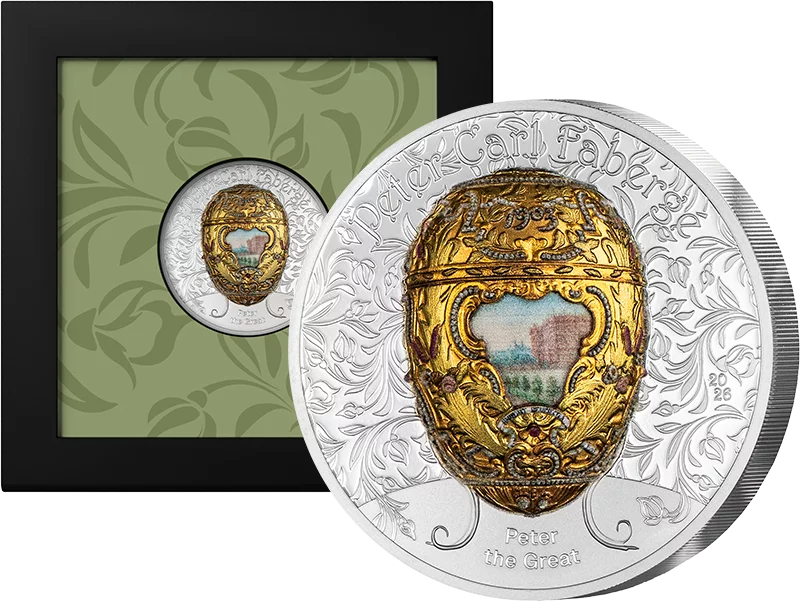 1.000 Togrog Mongolei Peter Carl Fabergé - Peter the Great 2026