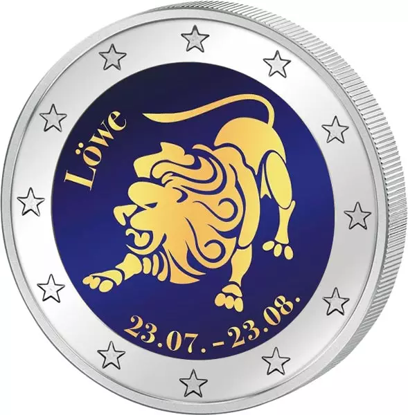 2-Euro-Künstlerausgabe Sternzeichen Löwe