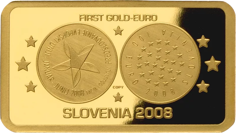 100 Francs Elfenbeinküste History of Gold Euros - Slowenien 2024