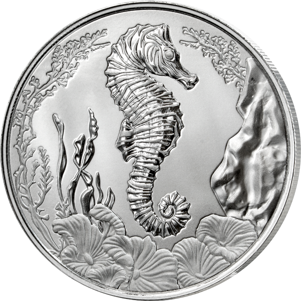 1 Unze Silber Samoa Seahorse 2025