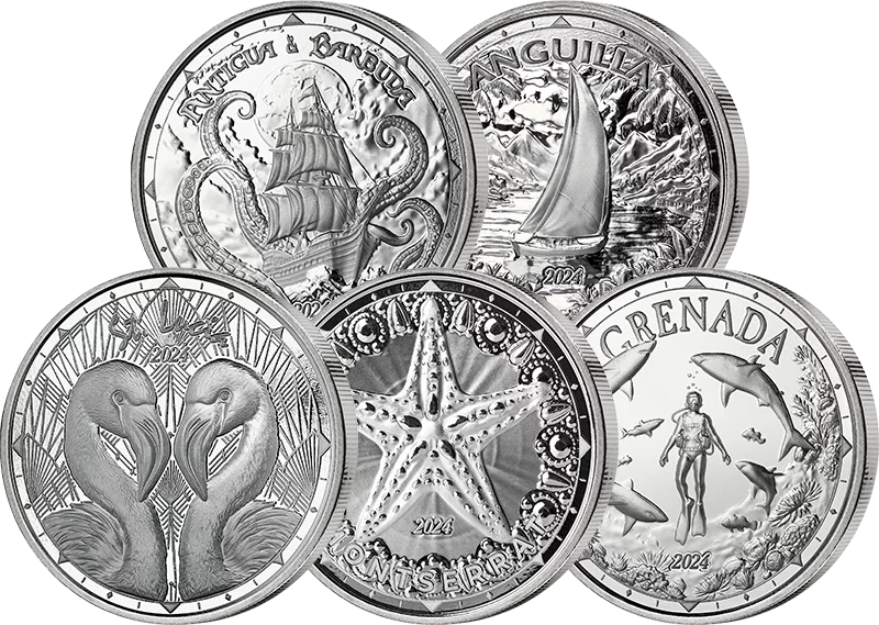 5er-Set Eastern Carribean 8 2024