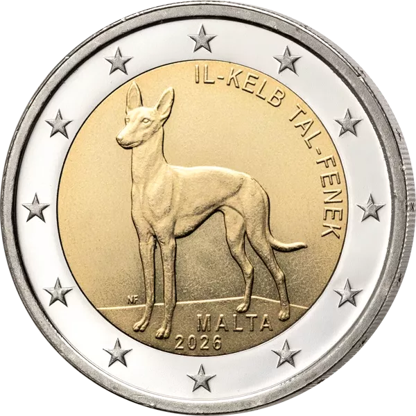 2 Euro Malta Pharaonenhund 2026