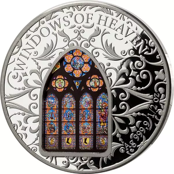 Silbermedaille Windows of Heaven Deutschland - Freiburger Münster