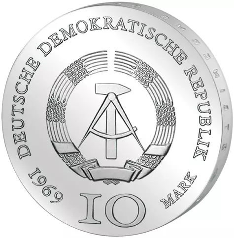 10 Mark DDR Johann Friedrich Böttger 1969 Stempelglanz