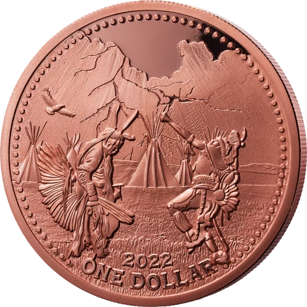 1 Dollar USA Mesa Grande Rain Dancer 2022