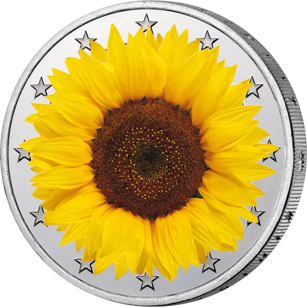 2-Euro-Künstlerausgabe Sonnenblume