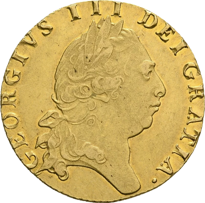 1 Spade Guinea Großbritannien König Georg III. 1787 - 1799