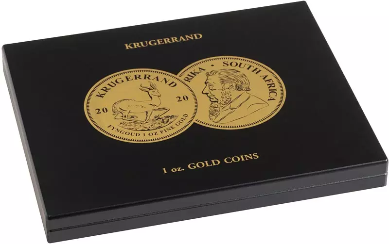 Münzkassette für 30 Goldmünzen Krügerrand