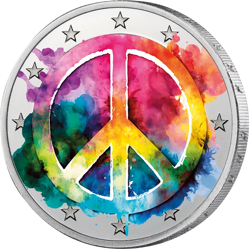 2-Euro-Künstlerausgabe Peace
