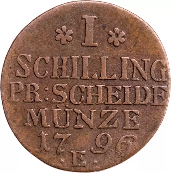 1 Schilling Preußen Friedrich Wilhelm II. 1790 - 1797
