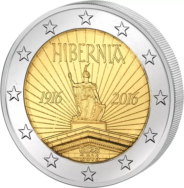 2 Euro Irland 100 Jahre Osteraufstand 2016
