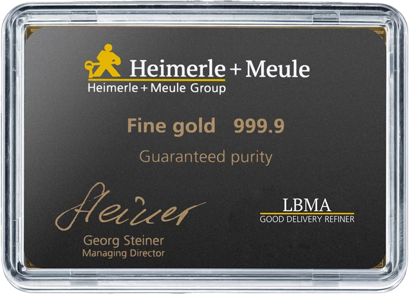 50 x 1 Gramm Knickbarren Heimerle & Meule CombiBar