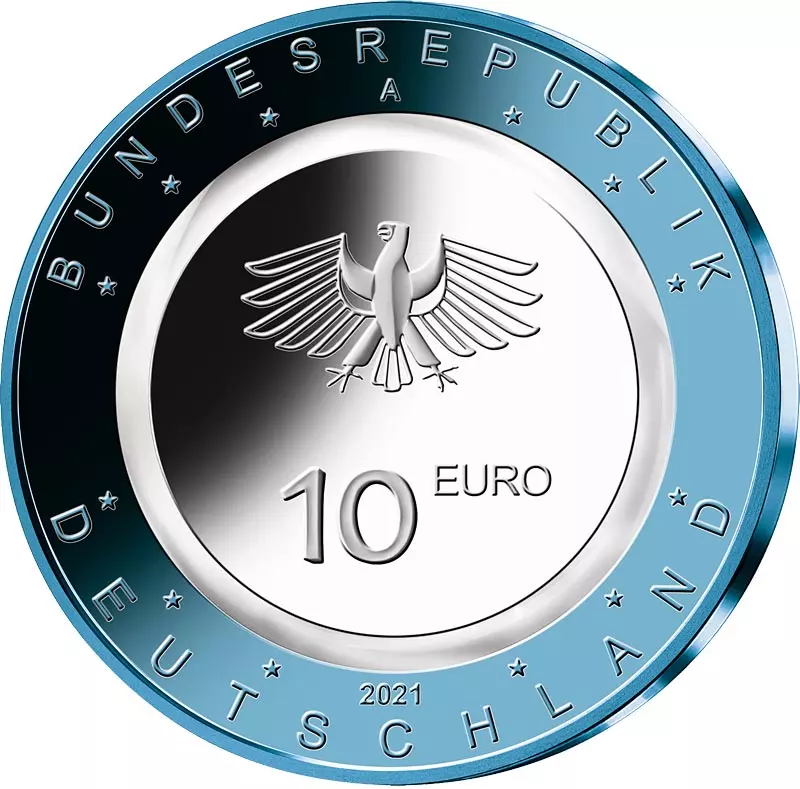 10 Euro BRD Auf dem Wasser 2021