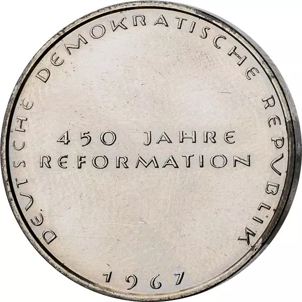 Gedenkmedaille DDR 450 Jahre Reformation - Junker Jörg 1967