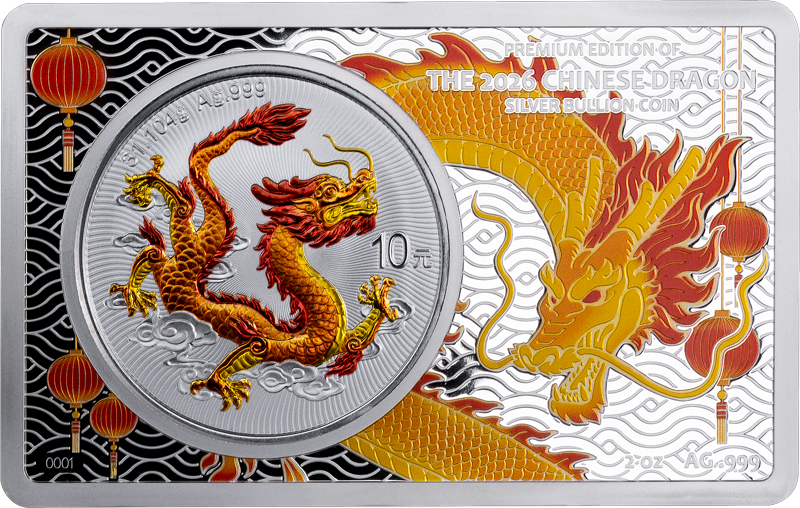 10 Yuan China Chinese Dragon Premium Edition 2026