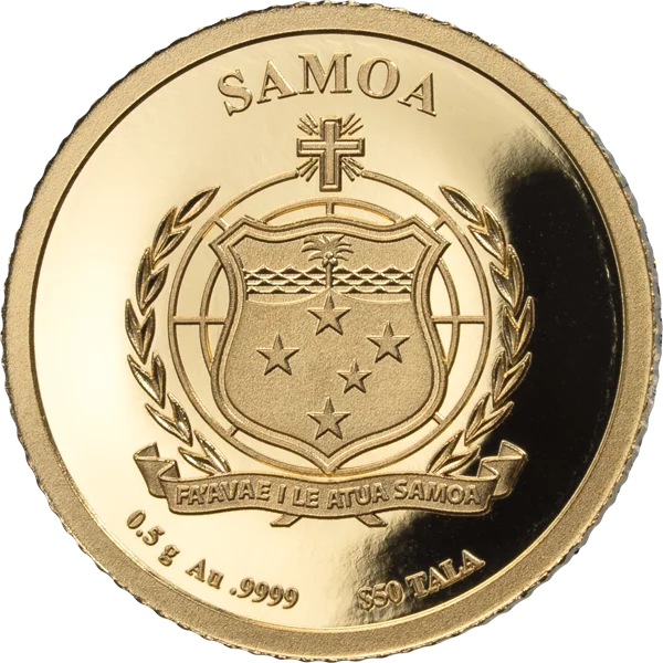 50 Tala Samoa Classic Gold 100. Todestag Antoni Gaudi 2026