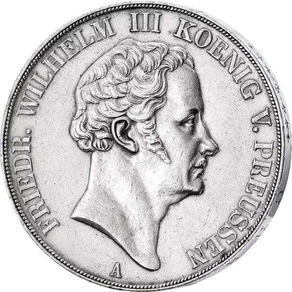 Doppeltaler Preußen König Friedrich Wilhelm III. 1839-1841